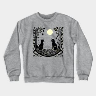 Cottage core lovers art design two Crewneck Sweatshirt